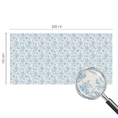 Película decorativa para janela privacidade Estampa floral