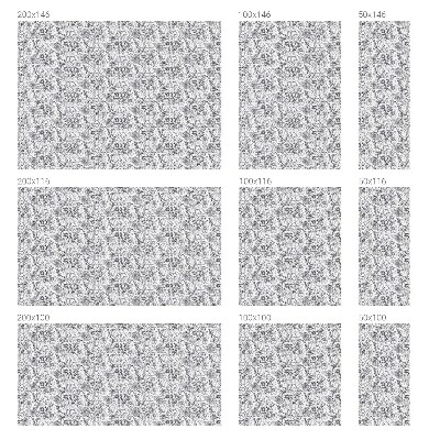 Vinil para vidro privacidade padrão vitral Elegância floral