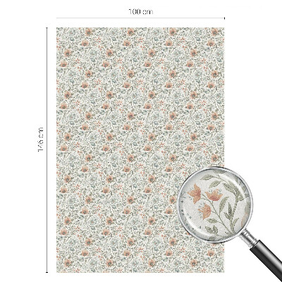 Película vidro janela privacidade Estampa floral