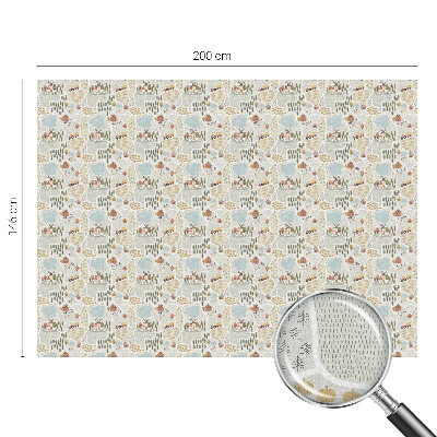 Película decorativa para janela privacidade Uma aldeia idílica