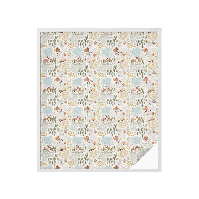 Película decorativa para janela privacidade Uma aldeia idílica