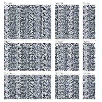 Película decorativa para janela privacidade Folhas padronizadas