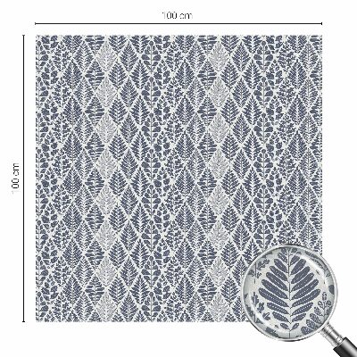 Película decorativa para janela privacidade Folhas padronizadas