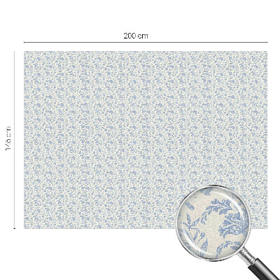 Película de vidro vitral autocolante Estampa floral