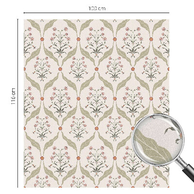 Película vidro janela privacidade Estampa floral