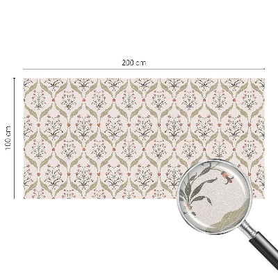 Película vidro janela privacidade Estampa floral