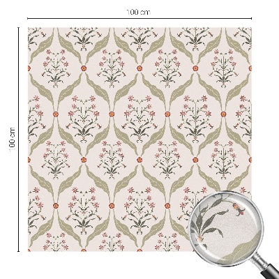 Película vidro janela privacidade Estampa floral