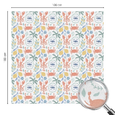 Vinil para vidro privacidade padrão vitral Motivos náuticos