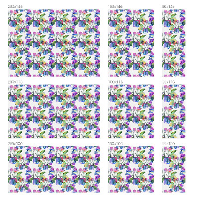 Película de vidro vitral autocolante Abstração colorida