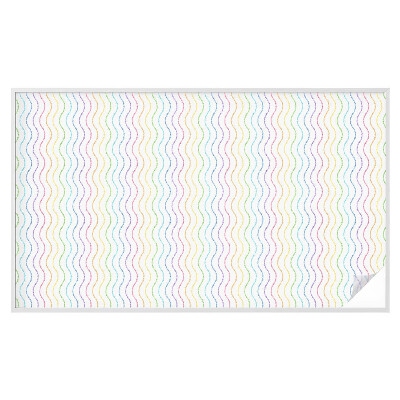 Película vidro janela privacidade Linhas do arco-íris