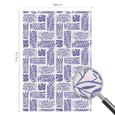 Película decorativa para janela privacidade Padrões de plantas