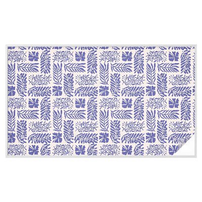 Película decorativa para janela privacidade Padrões de plantas