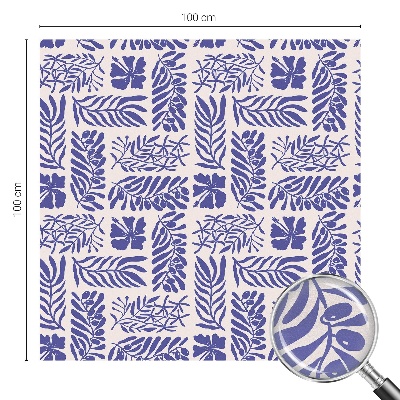 Película decorativa para janela privacidade Padrões de plantas