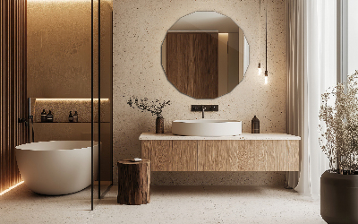 Espelho geométrico com formato original