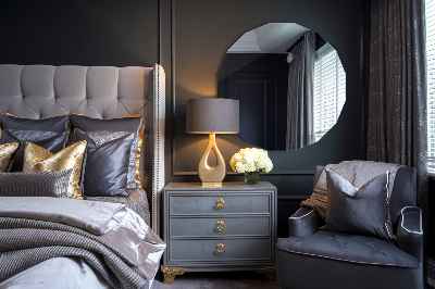 Espelho geométrico com formato original