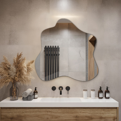 Espelho em forma de mancha assimétrico