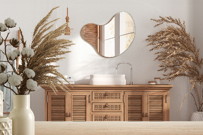 Espelho formato orgânico sem moldura