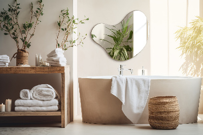 Espelho formato orgânico sem moldura