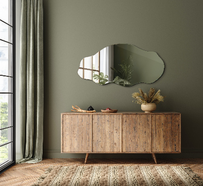 Espelho irregular acessório elegante