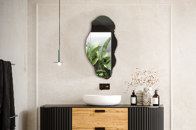 Espelho irregular acessório elegante