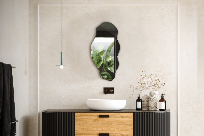 Espelho irregular acessório elegante