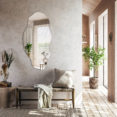 Espelho irregular acessório elegante