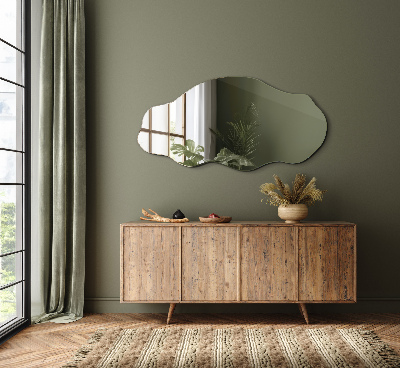 Espelho irregular acessório elegante