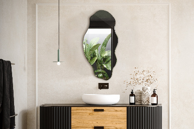 Espelho irregular acessório elegante