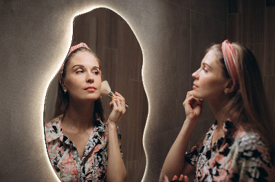 Espelho sob medida com led sem moldura