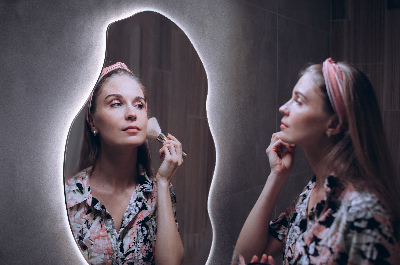 Espelho sob medida com led sem moldura