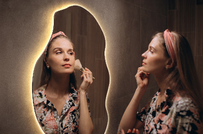 Espelho sob medida com led sem moldura