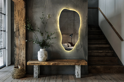 Espelho sob medida moderno com iluminação LED