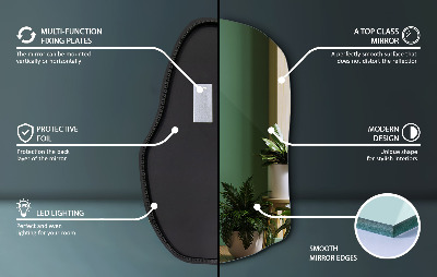 Espelho sob medida com led único