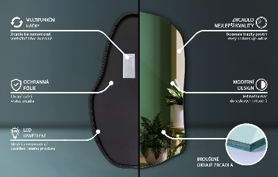 Espelho sob medida com led único