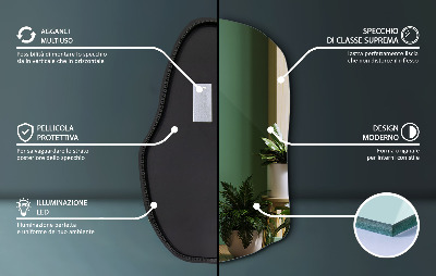 Espelho sob medida com led único