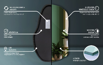 Espelho sob medida com led único