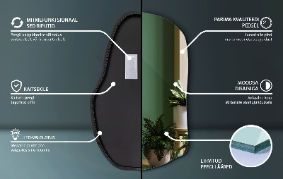 Espelho sob medida com led único