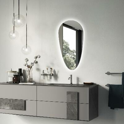 Espelho de gota com iluminação LED