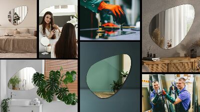 Espelho formato orgânico irregulares