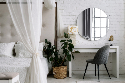 Espelho redondo decorativo sem moldura