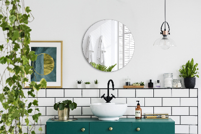 Espelho redondo decorativo sem moldura