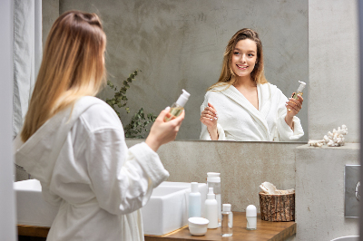 Espelho decorativo retangular sem moldura