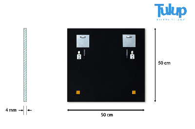 Espelho decorativo retangular sem moldura