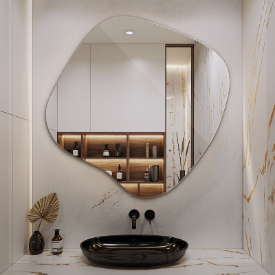 Espelho formato orgânico sutil