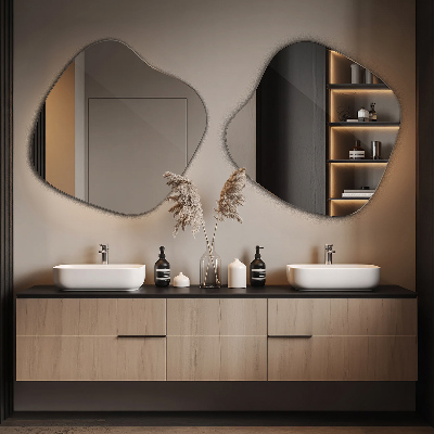 Espelho formato orgânico sutil