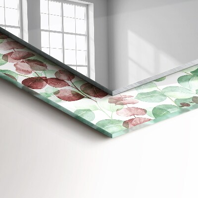 Espelho decorativo Folhas em aquarela