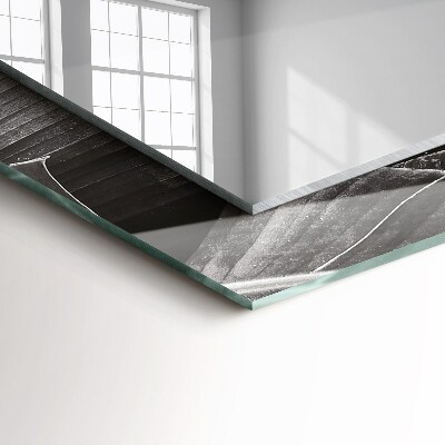 Espelho com moldura decorada Folhas de bananeira