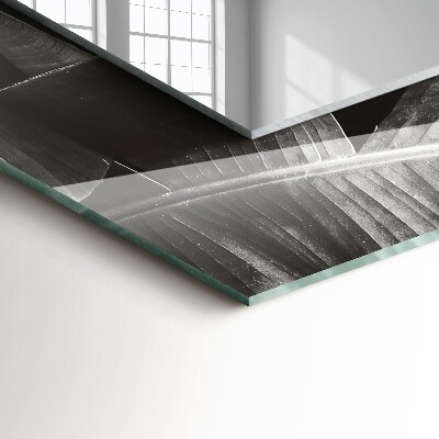 Espelho com moldura decorada Folhas de bananeira