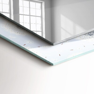 Espelho com moldura decorada Flores de dente-de-leão