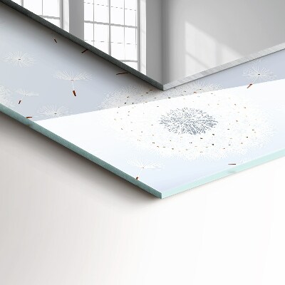 Espelho com moldura decorada Flores de dente-de-leão